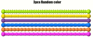 Inspire Picks 6 Sensory Sticks Reversible Textured Silicone Toys For Fine Motor Skills And Learning 6pcs