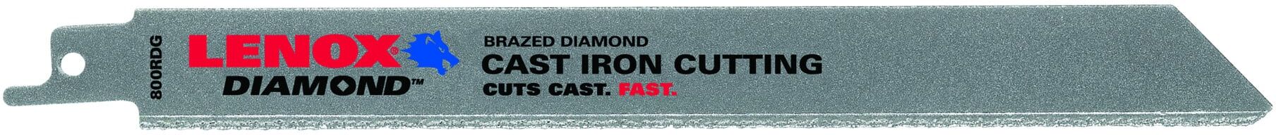 LENOX Diamant-Säbelsägeblatt für Guss 200 x 19 x 1,0mm (10833800RDG)