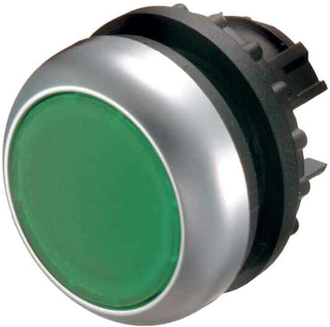 Eaton Bouton-poussoir lumineux plat vert, vierge M22-DL-G (216927)