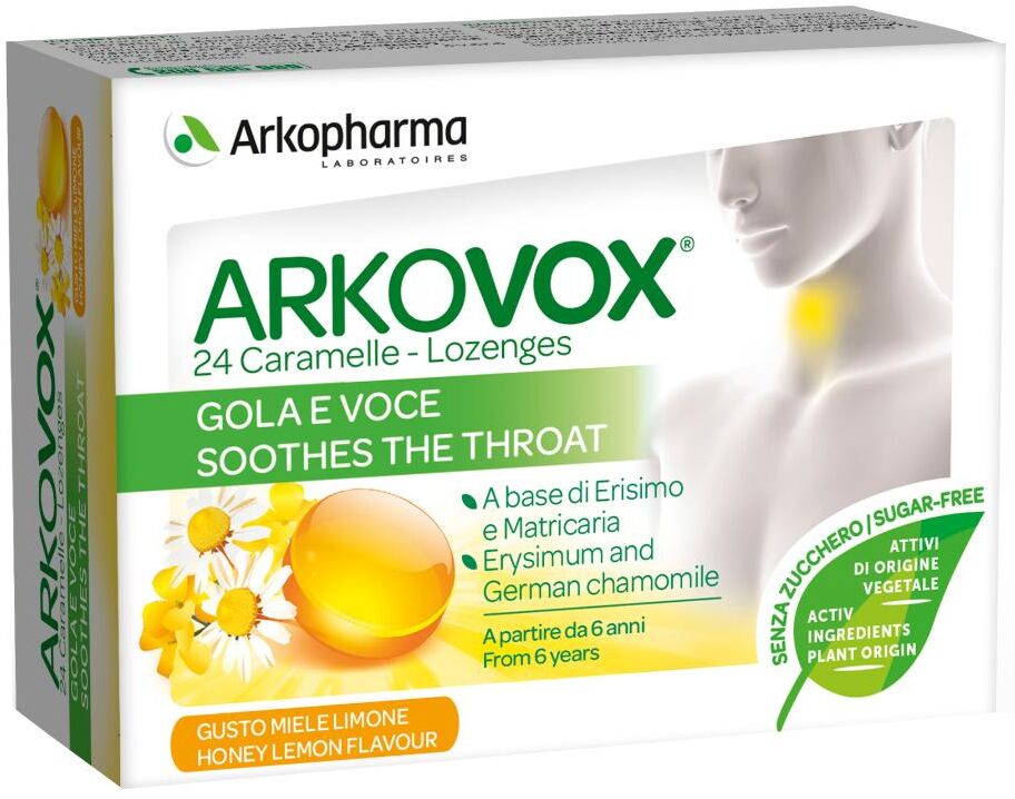 ARKOFARM Srl Arkovox Gola e Voce ArkoPharma 24 Caramelle