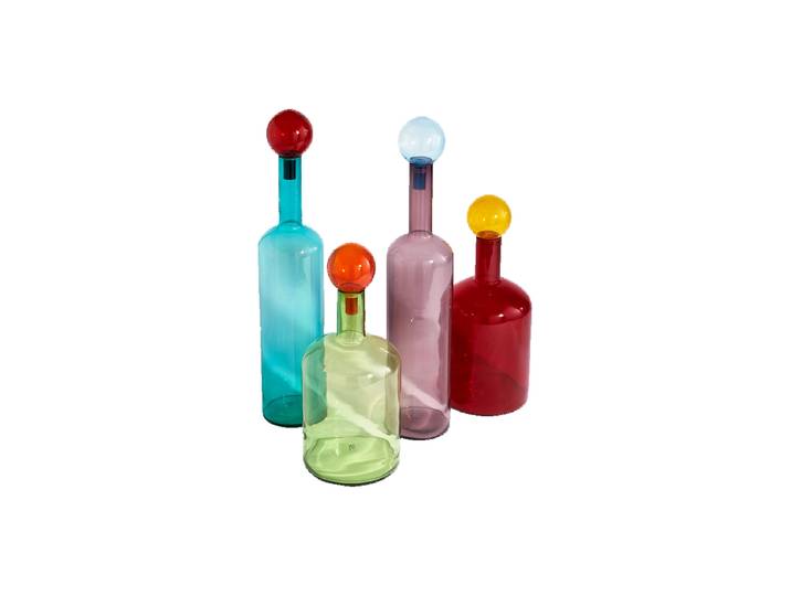 4-teiliges Set „Bubbles & Bottles“, XXL Multicolor Pols Potten