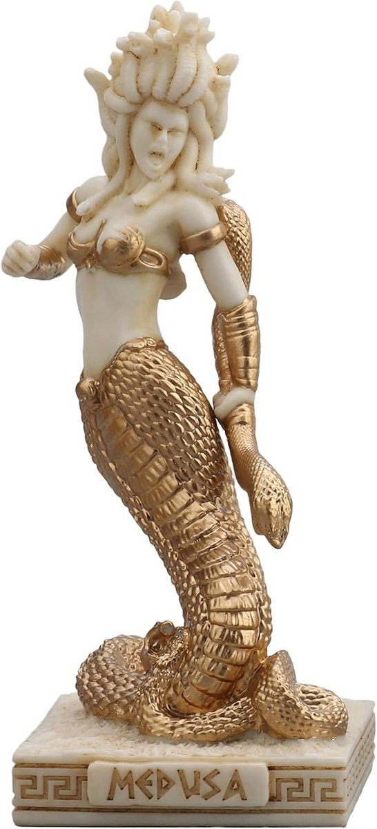 Miniatuurbeeldje Griekse Godin - Veelkleurig mythologisch figuur voor decoratie - Hoogte: 864 cm