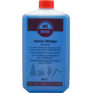 RotWeiss Lackreiniger Intensiv-Reiniger Konzentrat, für Lack, Glas und Kunststoff, Flasche 1 Liter