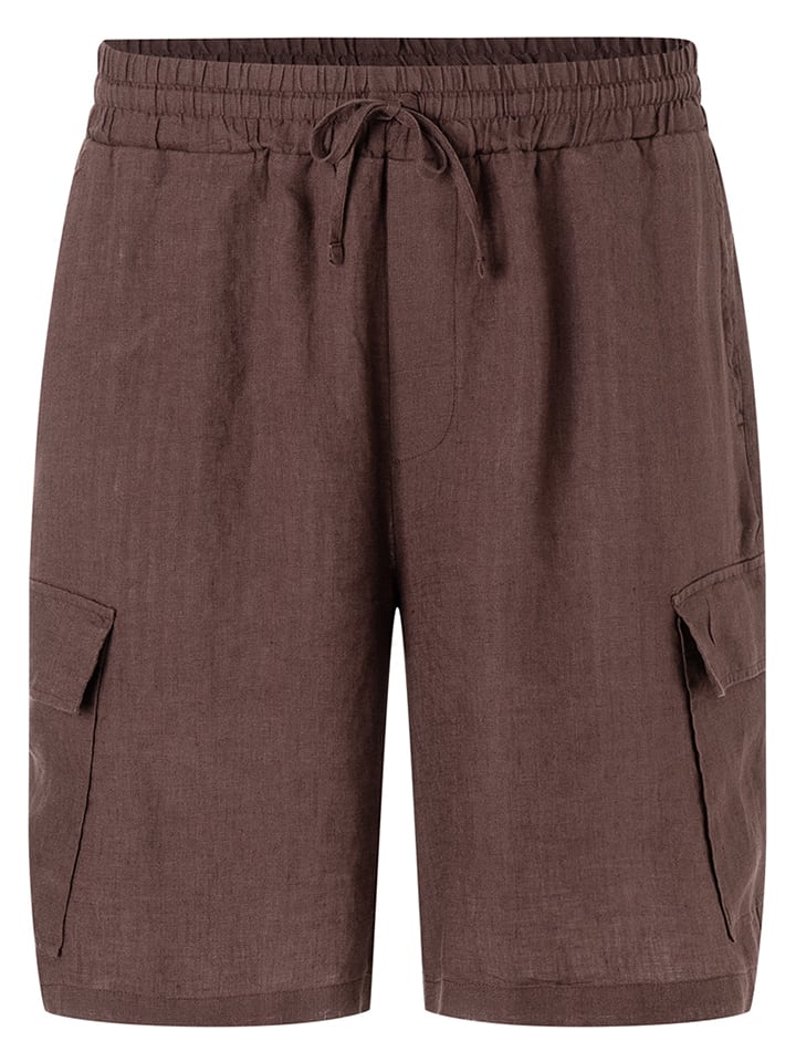 Maerz Muenchen Leinen-Shorts in Braun - 52