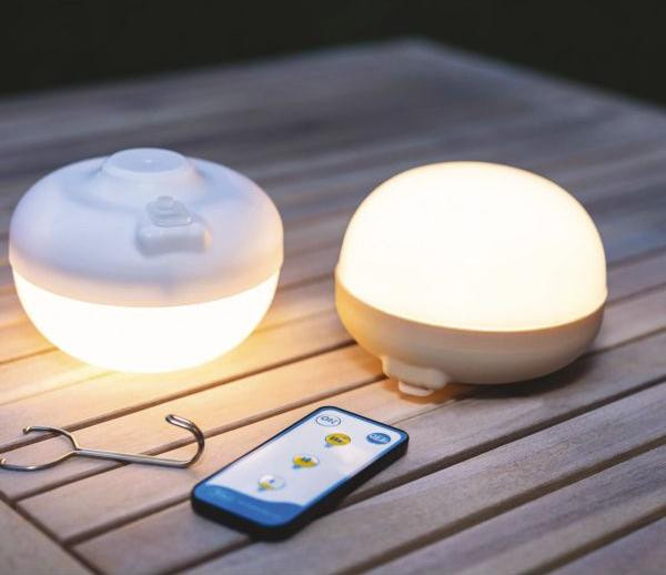 Newgarden Cherry Bulb LED Sfeerlamp, Solar & Oplaadbaar, Wit, Warm Licht