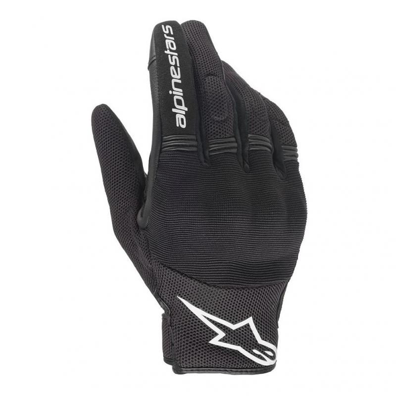 Gants textile Alpinestars Copper noir/blanc- L