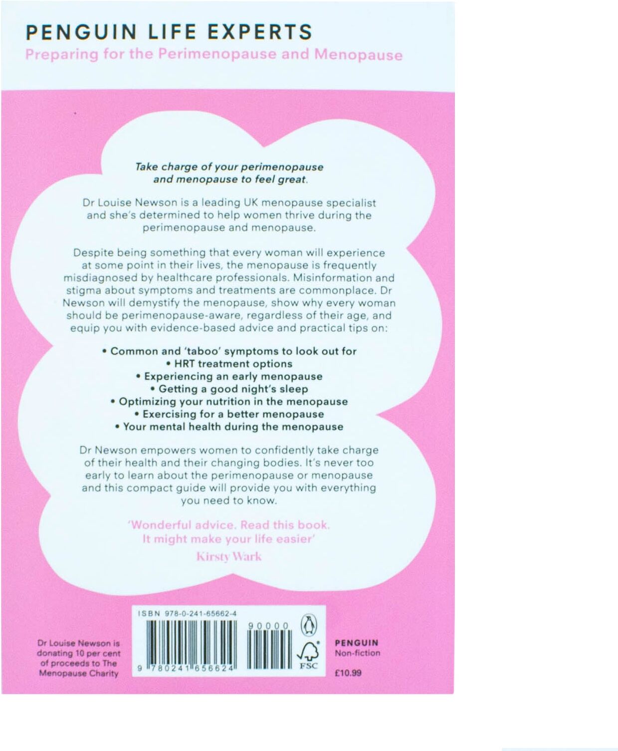 Preparing for the Perimenopause and Menopause by Dr Louise Newson - Penguin Life Experts - Paperback - #1 Sunday Times Bestseller - Women's Health