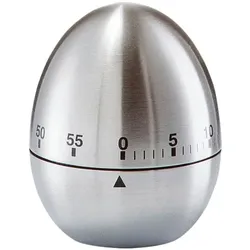 Zeller Eieruhr Edelstahl Ø 6 cm silber