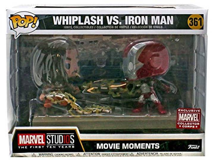 Pop! Movie Moments Funko Iron Man 2 Whiplash Vs. Iron Man Collector Corps Exclusive