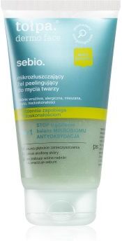 Tołpa Dermo Face Sebio gel esfoliante de limpeza para rosto 150 ml. Dermo Face Sebio