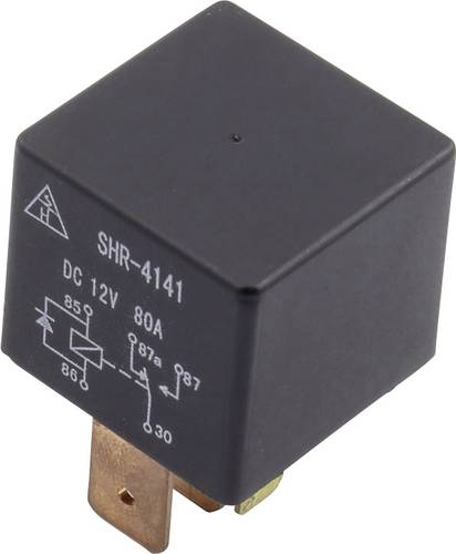 SHR-4141B SHR-24VDC-F-C 5pin Kfz-Relais 24 V/DC 80A 1 Wechsler