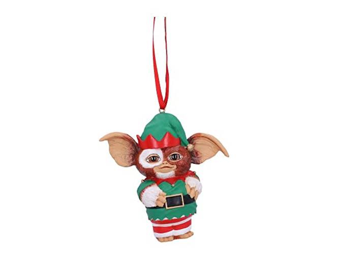 Nemesis Now Officieel gelicentieerd Gremlins Gizmo Elf Hangend Ornament, Groen, 9.5cm