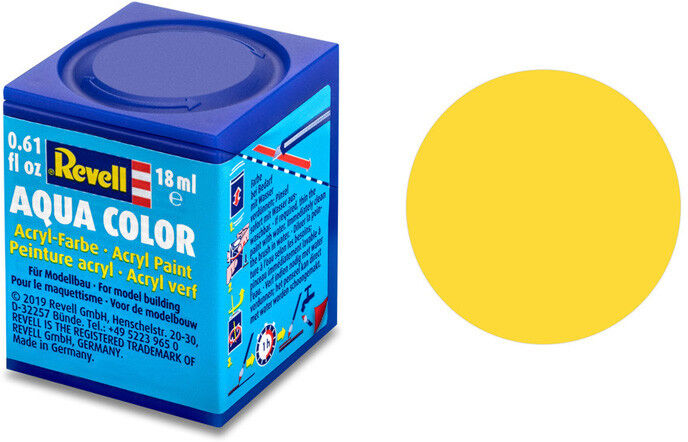 Aqua Color 15 (RAL 1017) Jaune Mat 18 ml - Revell