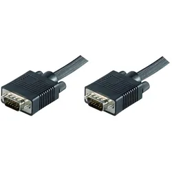 MicroConnect VGA-Kabel (3 m), Videokabel, Schwarz