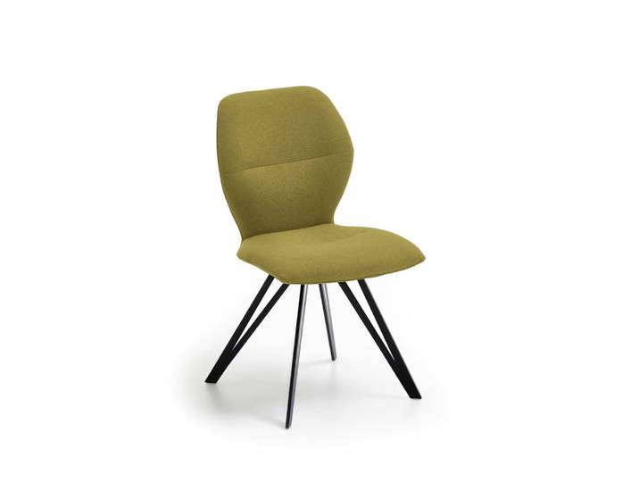 Niehoff Sitzmöbel Merlot Design-Stuhl Stativgestell Eisen Schwarz