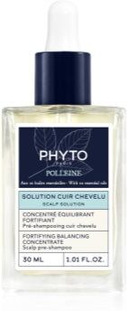 Phyto Polleine Fortifying Balancing Concentrate cuidado pré-champô para o couro cabeludo oleoso 30 ml. Polleine Fortifying Balancing Concentrate