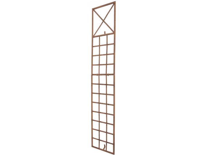 CLP Rankgitter Metall Antik Braun, 40x198x2 cm, Dekoration, Gartendeko, Rankgitter