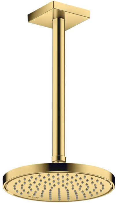Hansgrohe Axor Kopfbrause 35383990 Decken- oder Wandmontage, polished gold optic