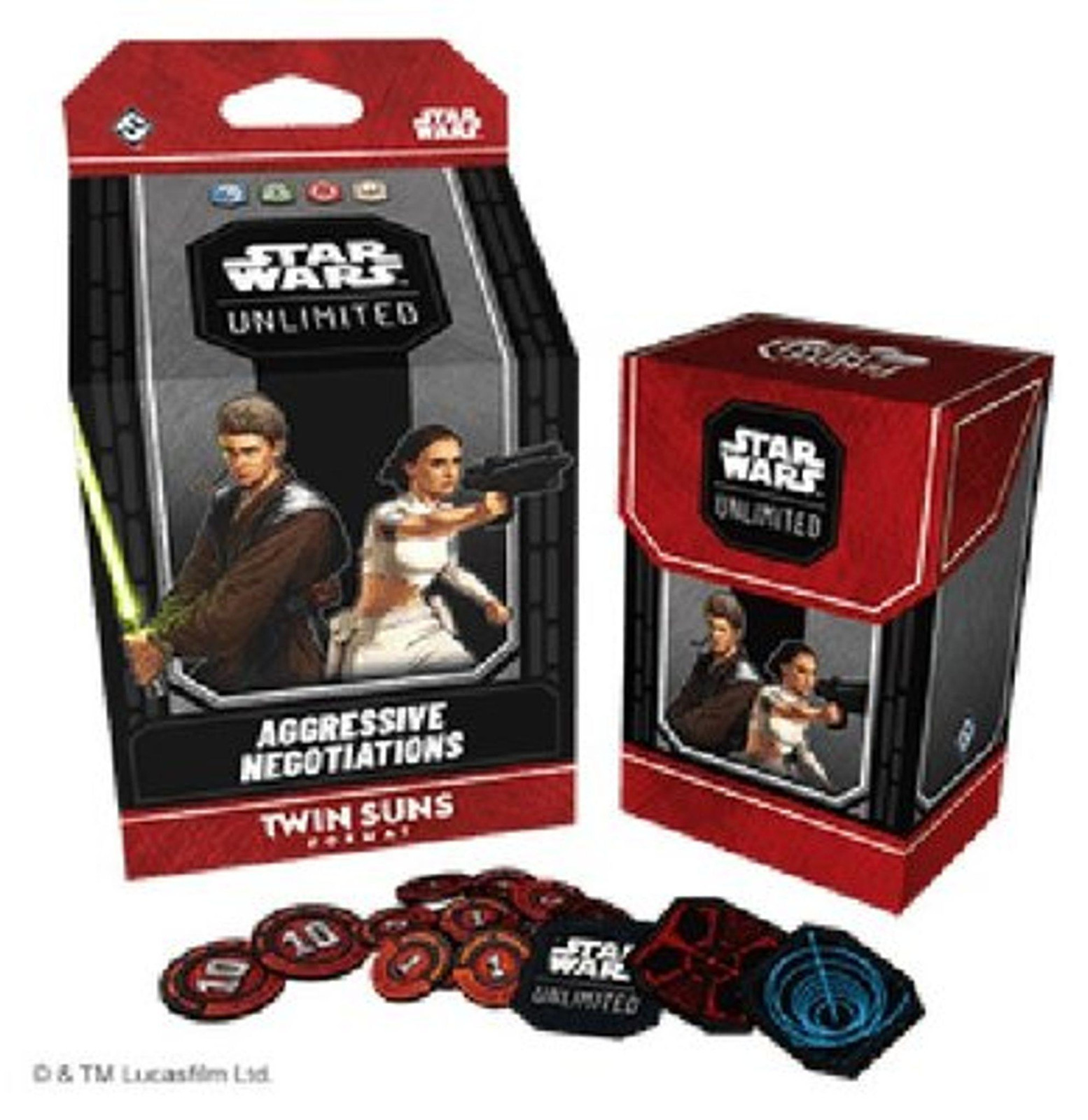 Fantasy Flight Games Star Wars Unlimited TS26 Aggressive Negotiations: Anakin Skywalker en Padme