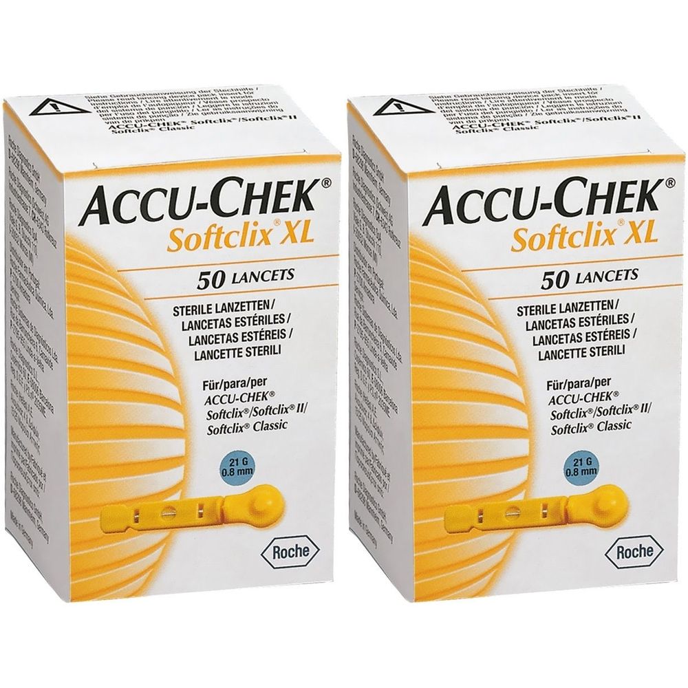 Accu-Chek Softclix Lancet XL 2x 2x50 St Lanzetten