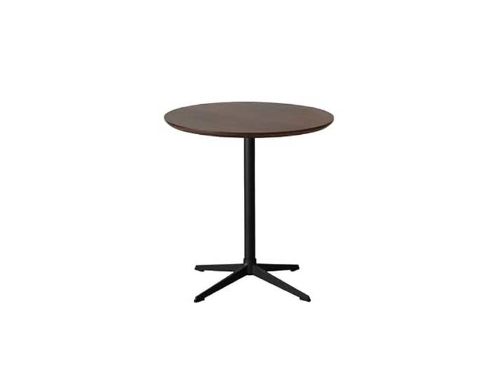 Langer Bartisch Kleiner Bartisch Im Retro-Stil For Café/Bar/Getränkeladen Schwarze Kreuzförmige Metallbeine, Walnussfarbene Tischplatte, Geeignet For Den Restaurantgebrauch.