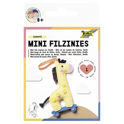 FOLIA® Bastelfilze Mini-Filzinies, Giraffe