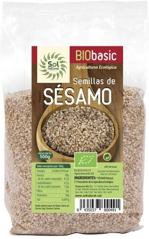 Sol Natural Sesame Seeds Natural Bio 500 gr 500 gr