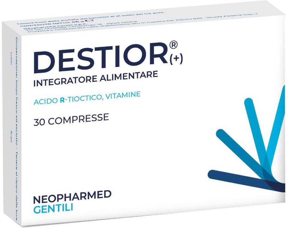 NEOPHARMED GENTILI SpA MDM Spa Linea Antiossidante Destior Integratore Alimentare 30 Compresse