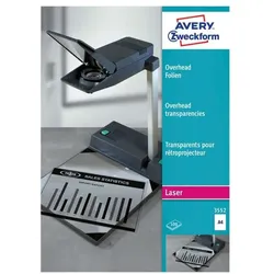 Avery Zweckform Overhead-S/W-Laserfolien »transparent« transparent