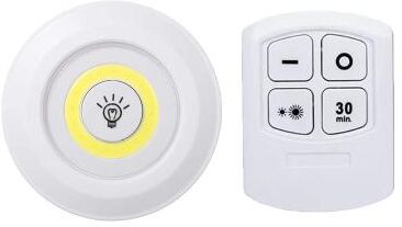 Inspire Daily Merch Dimmable LED Under Cabinet Light With Remote Control Battery Operated LED Closet Lights warm White 1 Lamp With Rc