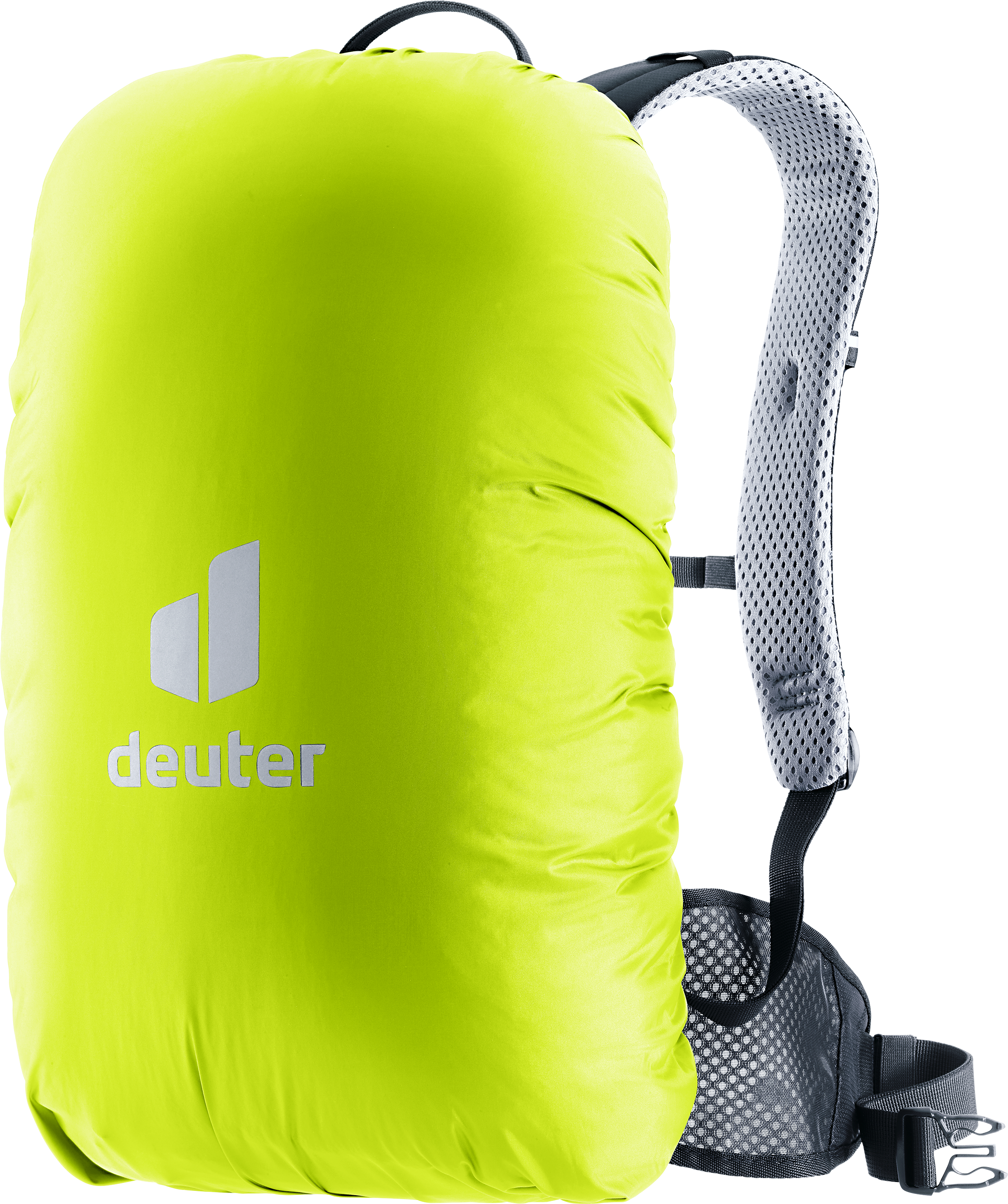 Rucksack-Regenschutz DEUTER "Raincover Mini 12-22 L", gelb (neon), Regenschutz, Rucksack-Regenschutz, mit PU-Beschichtung, wasserdicht, reflektierende Elemente neon Einheitsgröße