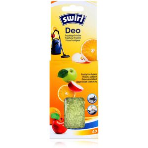 Swirl Staubsaugerdeo Deo-Perlen Fruchtige Frische, frischer Duft, 4 Stück