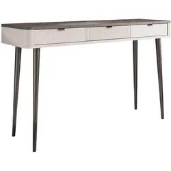 SCHMINKTISCH Konsole NAVANI 130 cm mit Schubladen Kaschmir Stein