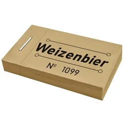 CombiCraft Wertmarken Block 'Weizenbier' Karamell - 5 Blöcke mit 50 Wertmarken pro Block