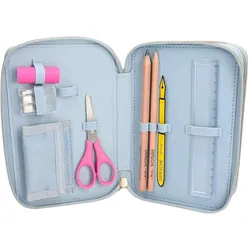 Depesche TOPModel Schul-Set Trolley FESTIVAL FUN, Koffer, Blau