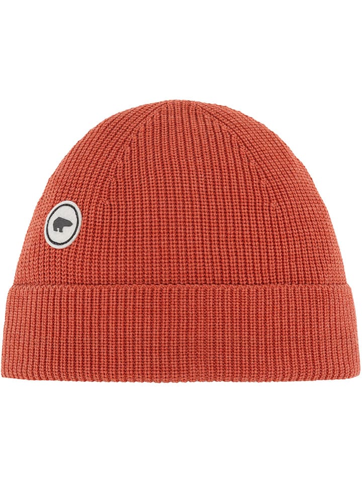 Eisbär Wollmütze "Mino" in Orange - onesize