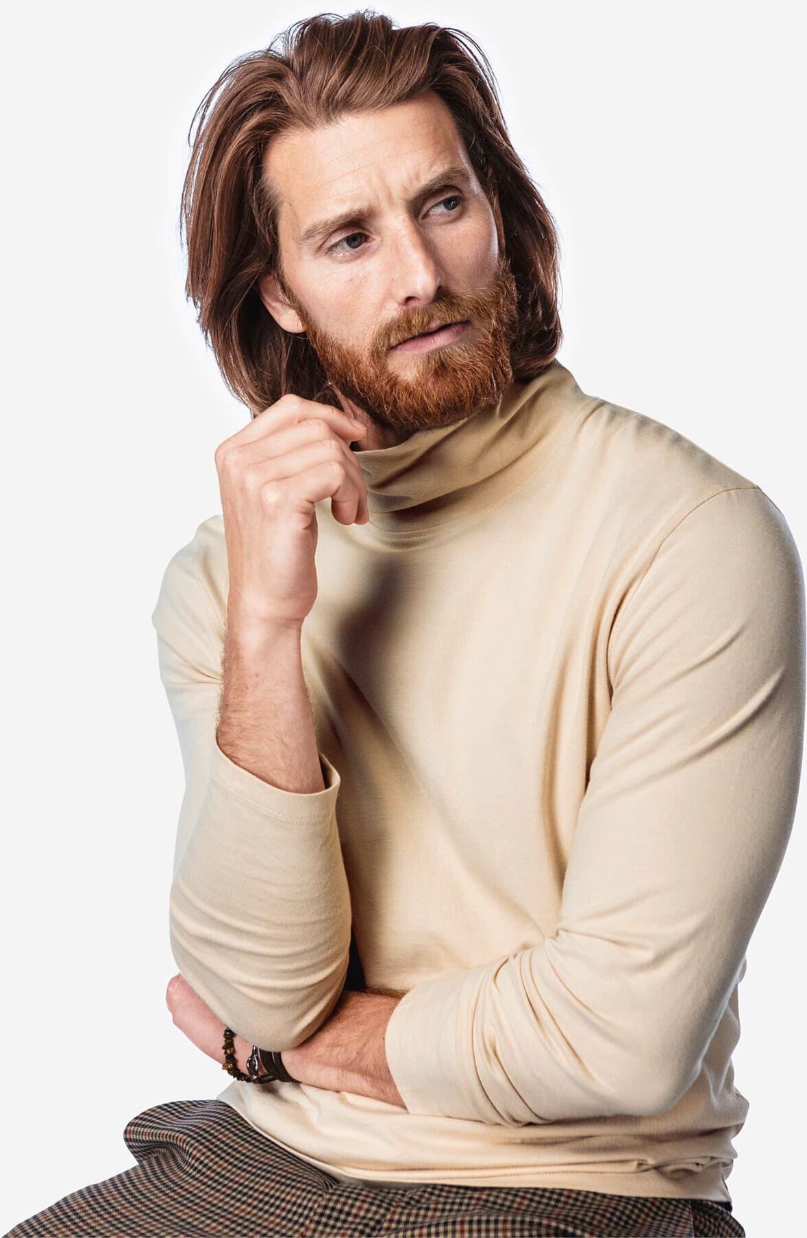 Mey & Edlich Hauchdünner Rolli Beige 56