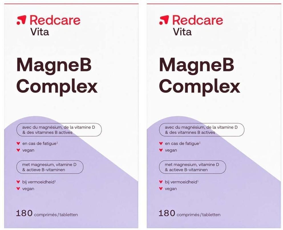 Redcare von Shop Apotheke Redcare MagneB Complex Doppelpack 2x180 St Tabletten