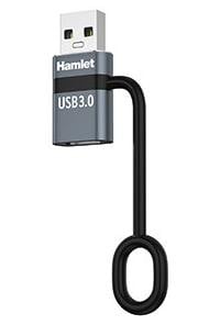 Hamlet XAD-LCF-AM Adapter USB Type-A naar USB Type-C, Zilver