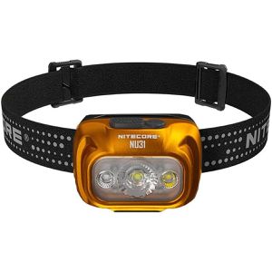 Nitecore Stirnlampe NU31 LED, wiederaufladbar, 550 Lumen, mit Rotlicht, wasserdicht