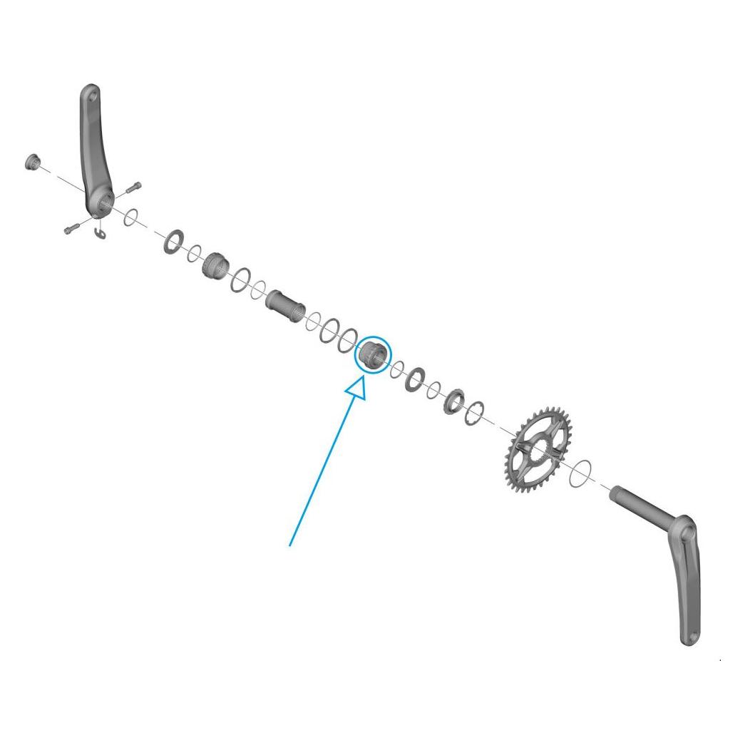 Shimano Lagerschale BB-MT801 Rechts (39188385)