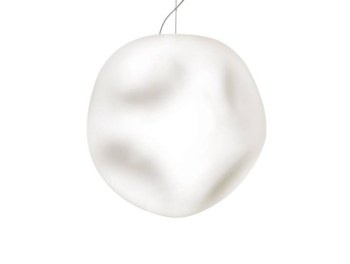 Suspension Hoba Grande, Ø 36 cm, suspension 1000 cm - Foscarini - Salon / séjour - Design - Verre - À ampoule unique
