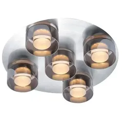 Hell LED-Deckenleuchte Dune Alu, Eisen, Stahl & Metall
