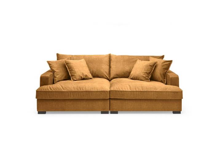 Trendstore Haidi Megasofa Microfaser - Microfaser Vogue curry Modern