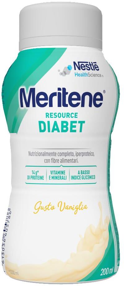 NESTLE' IT.SpA(HEALTHCARE NU.) Meritene, Resource Diabet Drink Vaniglia, 200 ml
