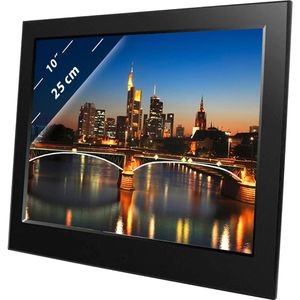 Braun-Photo Digitaler-Bilderrahmen DigiFrame 10 Slim, 10,1 Zoll Display, schwarz