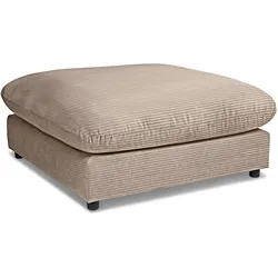 Hocker SANSIBAR DAGEBÜLL (BHT 100x44x100 cm) - Bezug: Stoff - BHT 100x44x100 cm