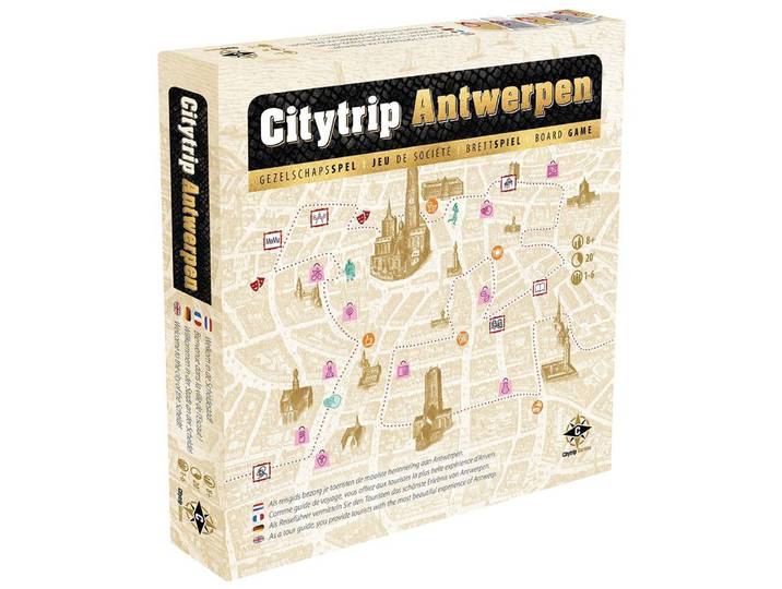 Citytrip Antwerpen - Bordspel - Reisgids rol