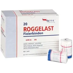 ROGGELAST Fixierbinden 4 cmx4 m in Cellophan 1 St