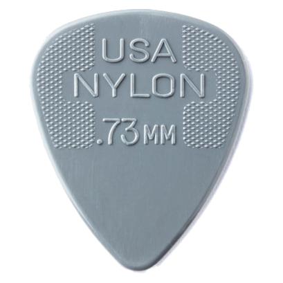 Dunlop Plectren Nylon 073,Nachfüllbag/72 (72x, 0.73 mm) (DL P 0001 44R.73)